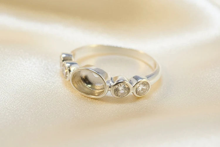 Memorial Ash Keepsake Cluster Ring & inclusion kit