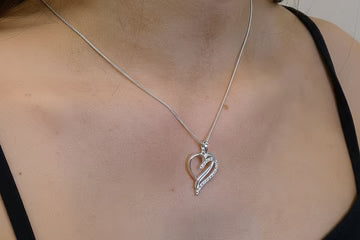 Memorial Heart Pendant Necklace & inclusion kit
