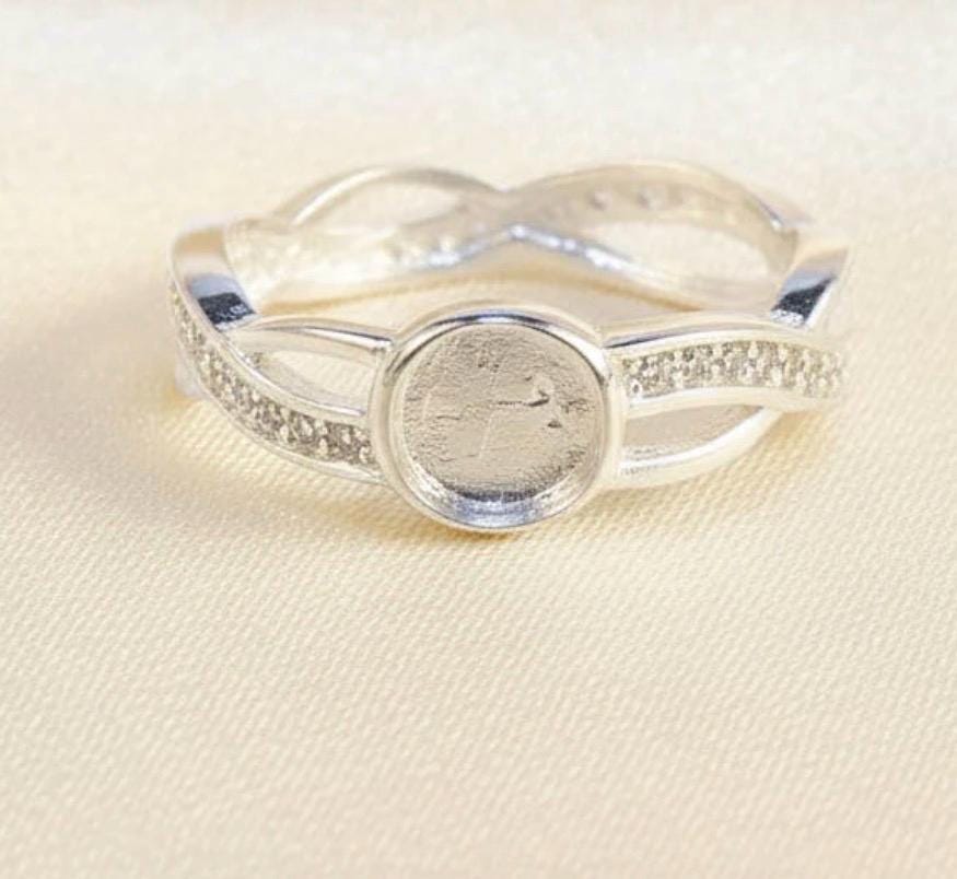 Memorial Ashes Ring – Cremation Keepsake Jewellery – Remembrance Ring for Loved Ones