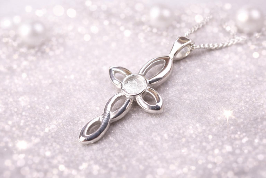 eternal remembrance cross memorial pendant