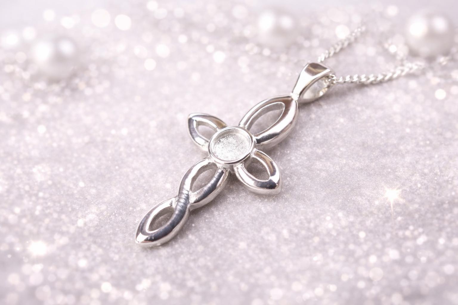 eternal remembrance cross memorial pendant