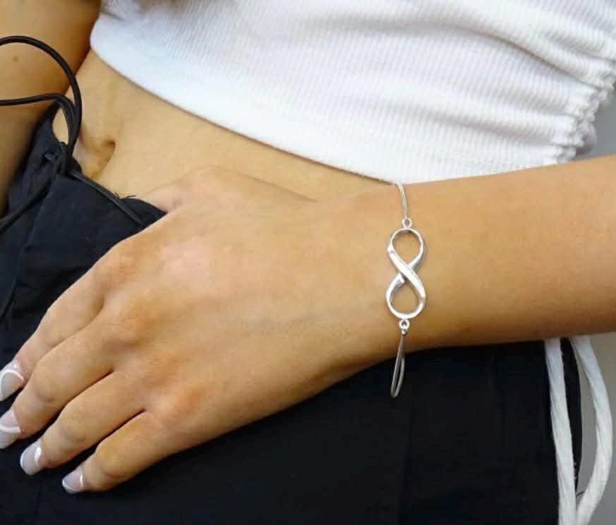 Sterling Silver Infinity Bracelet – Memorial Remembrance Jewellery, Sympathy Keepsake & inclusion kit