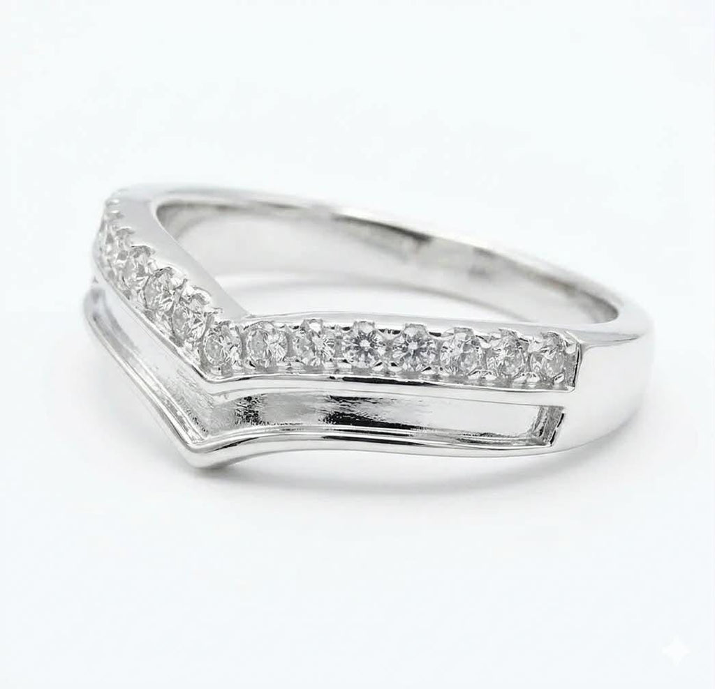 Sterling Silver Wishbone Ring for Ashes • Custom Memorial Keepsake Jewellery with Inclusion Kit