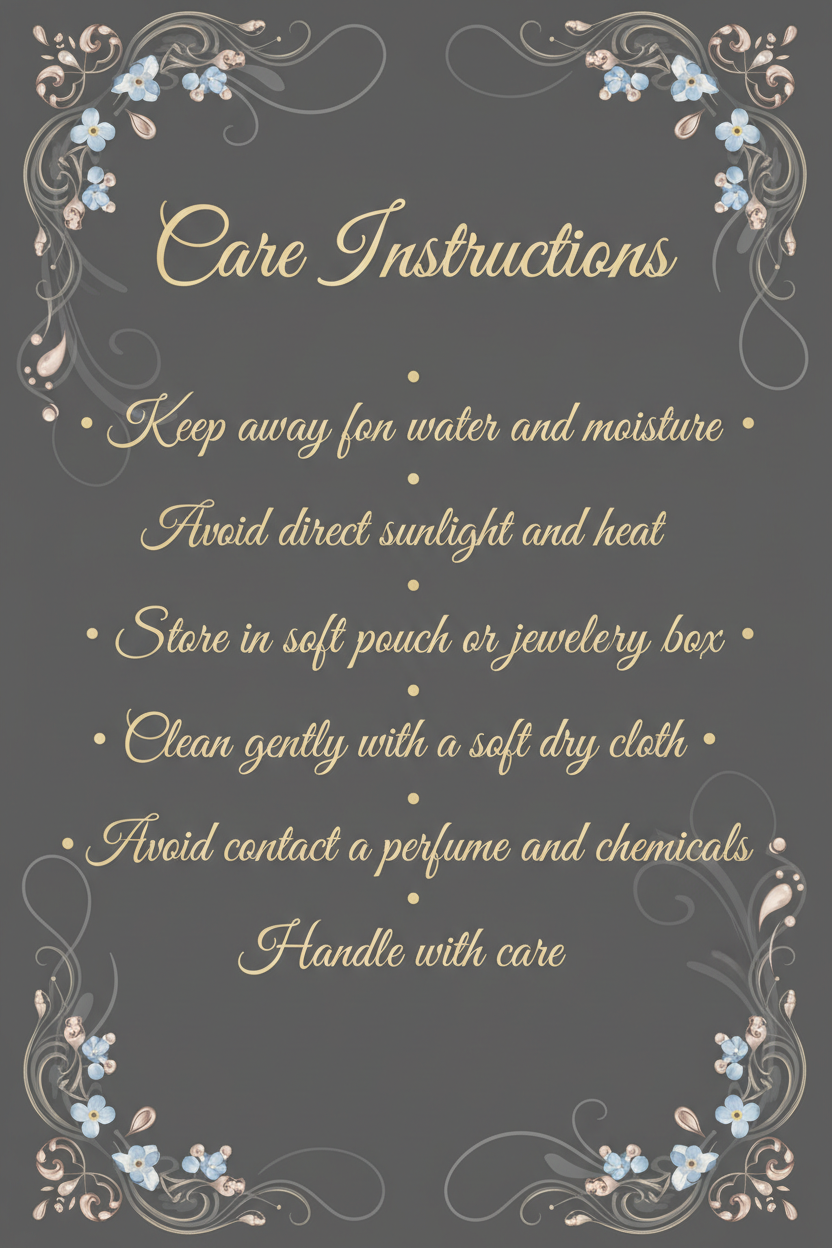 Care Instructions - No Background